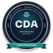 Certified DORA Advisor (CDA) seal