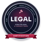 DORA for Legal & Contract Teams seal