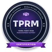 Third-Party Risk Management Expert Certification seal